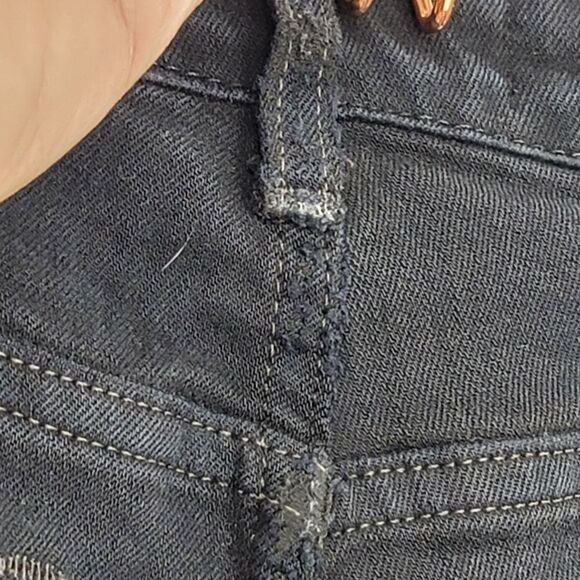 Levis made and crafted ruler straight black distressed denim - Picture 10 of 16